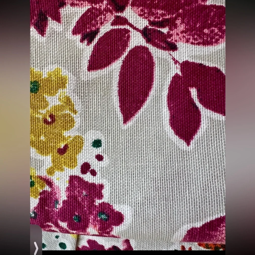 Floral Garden Party Fabric Shower Curtain by Nicole Miller Teal Purple